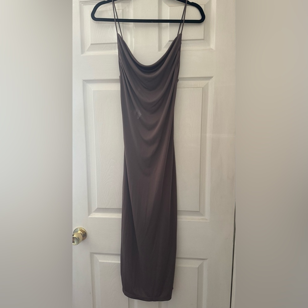 Zara midi brown dress - Picture 2 of 5